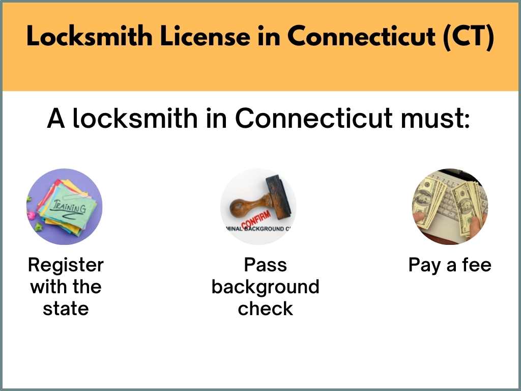 Connecticut locksmith license information
