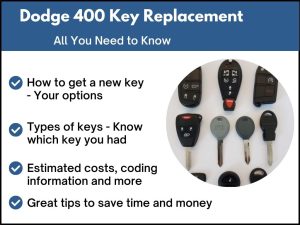 Dodge 400 key replacement - All you need to know