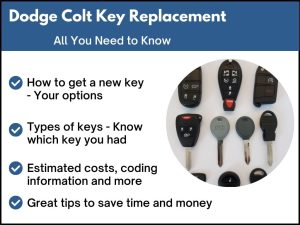 Dodge Colt key replacement - All you need to know