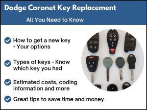 Dodge Coronet key replacement - All you need to know