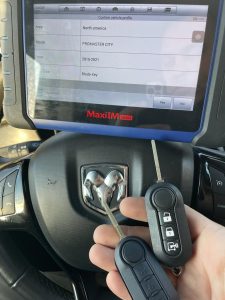 Dodge key replacement by VIN is possible but coding is needed