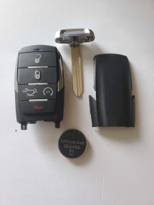 Dodge Ram remote key fob battery replacement information