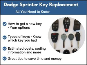 Dodge Sprinter key replacement - All you need to know