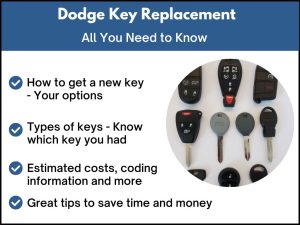 Dodge key replacement - All you need to know