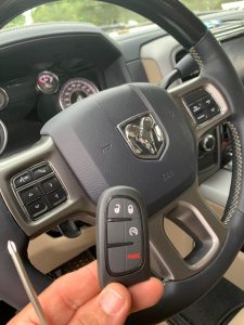 Programming machine and key fob for Dodge models