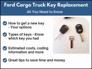Ford Cargo Truck key replacement - All you need to know