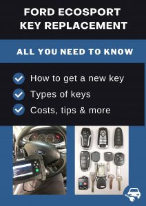 Ford EcoSport key replacement - All you need to know