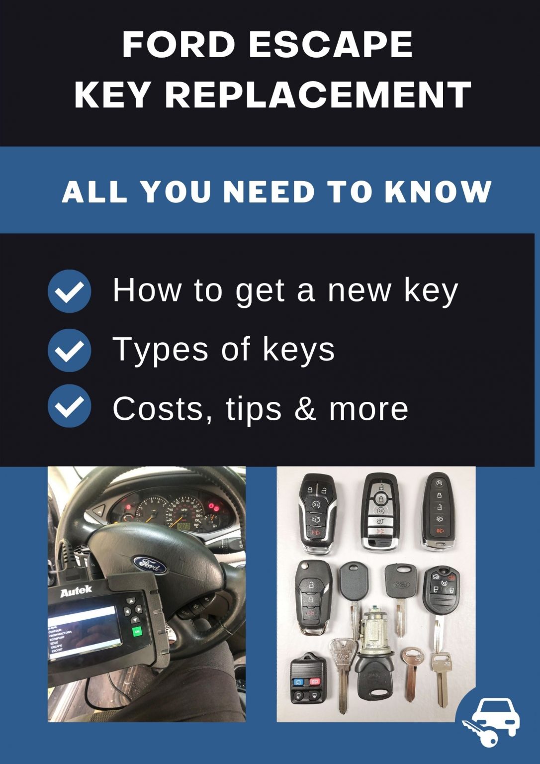 Ford Escape Key Replacement What To Do, Options, Costs & More