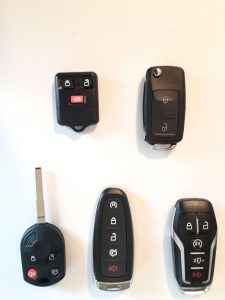 Ford remotes - Smart key, high security key, keyless entry - Different years