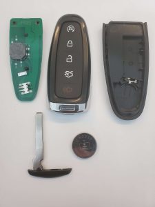 2013 and more Ford key fob battery, chip and emergency key