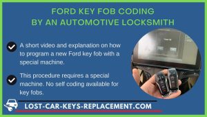 A short video how a locksmith is coding a new Ford key fob (With a special machine)