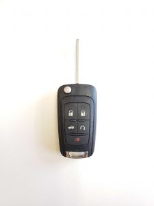 Chevy Cruze flip key battery replacement information