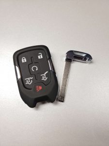 GM remote key replacement and emergency key