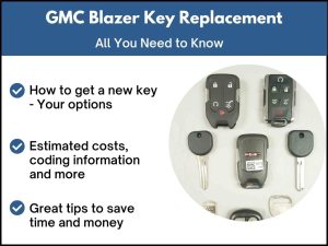 GMC Blazer key replacement - All you need to know