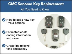 GMC Sonoma key replacement - All you need to know
