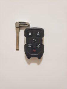 Emergency key and key fob - GMC