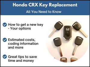 Honda CRX key replacement - All you need to know
