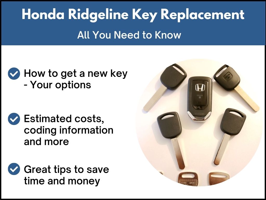 Honda Ridgeline Key Replacement What To Do, Options, Costs & More