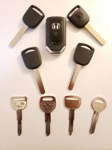 Honda keys replacement 