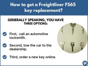 How to get a Freightliner FS65 replacement key