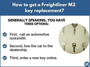 How to get a Freightliner M2 replacement key