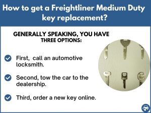 How to get a Freightliner Medium Duty replacement key