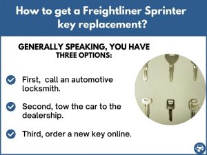 How to get a Freightliner Sprinter replacement key