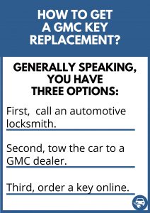 How to get a GMC key replacement