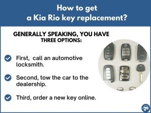 How to get a Kia Rio replacement key