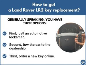 How to get a Land Rover LR2 replacement key