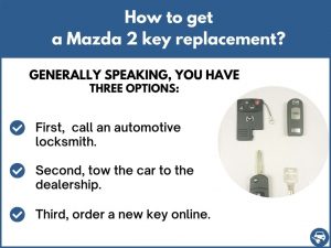 How to get a Mazda 2 replacement key