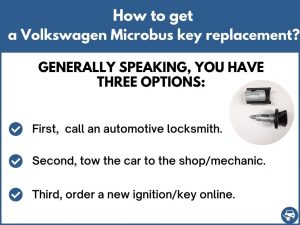 How to get a Volkswagen Microbus replacement key