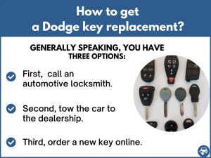 How to get a Dodge key replacement