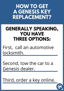 How to get a Genesis key replacement