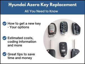 Hyundai Azera key replacement - All you need to know