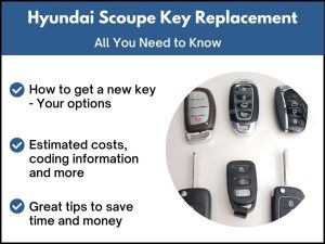 Hyundai Scoupe key replacement - All you need to know