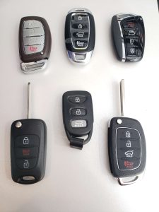 Battery operated Hyundai keys, keyless entry and key fobs