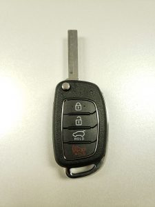 "Blank" - Unused, new Hyundai key - Must be cut first
