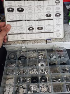 "Lishi tools" used by an automotive locksmith to decode Toyota RAV4 keys
