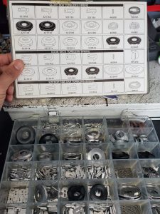 Rekey kit to change Subaru Baja ignition cylinder parts