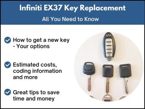 Infiniti EX37 key replacement - All you need to know