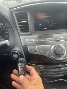 New Infiniti chip keys coded on-site