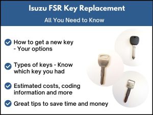 Isuzu FSR key replacement - All you need to know