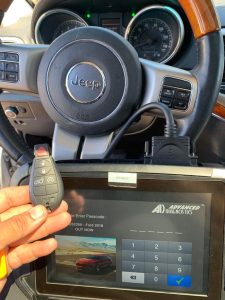 There are many Jeep key fobs - All of which require coding
