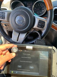Jeep key replacement by VIN is possible but coding is needed