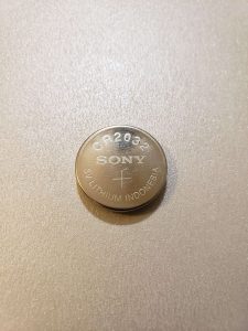 CR-2032 key fob battery replacement