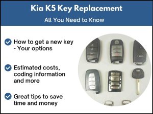 Kia K5 key replacement - All you need to know