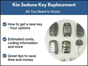 Kia Sedona key replacement - All you need to know