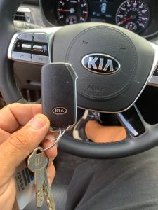 2020 Fob car key replacement - Kia (TQ8-FOB-4F24)