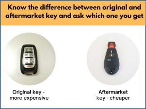 Original key vs aftermarket key